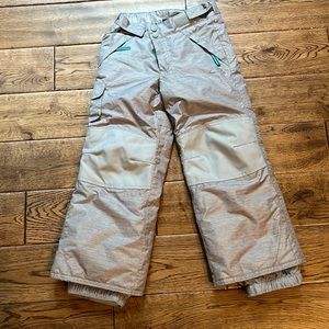 Silver/gray size XS (4-5) Champion snow pants